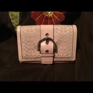 Pink Coach Wallet